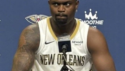 锡安出席发布会瘦身明显 管理层已对他严格要求