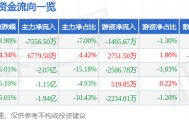 股票行情快报：飞龙股份（002536）3月19日主力资金净卖出7556.50万元